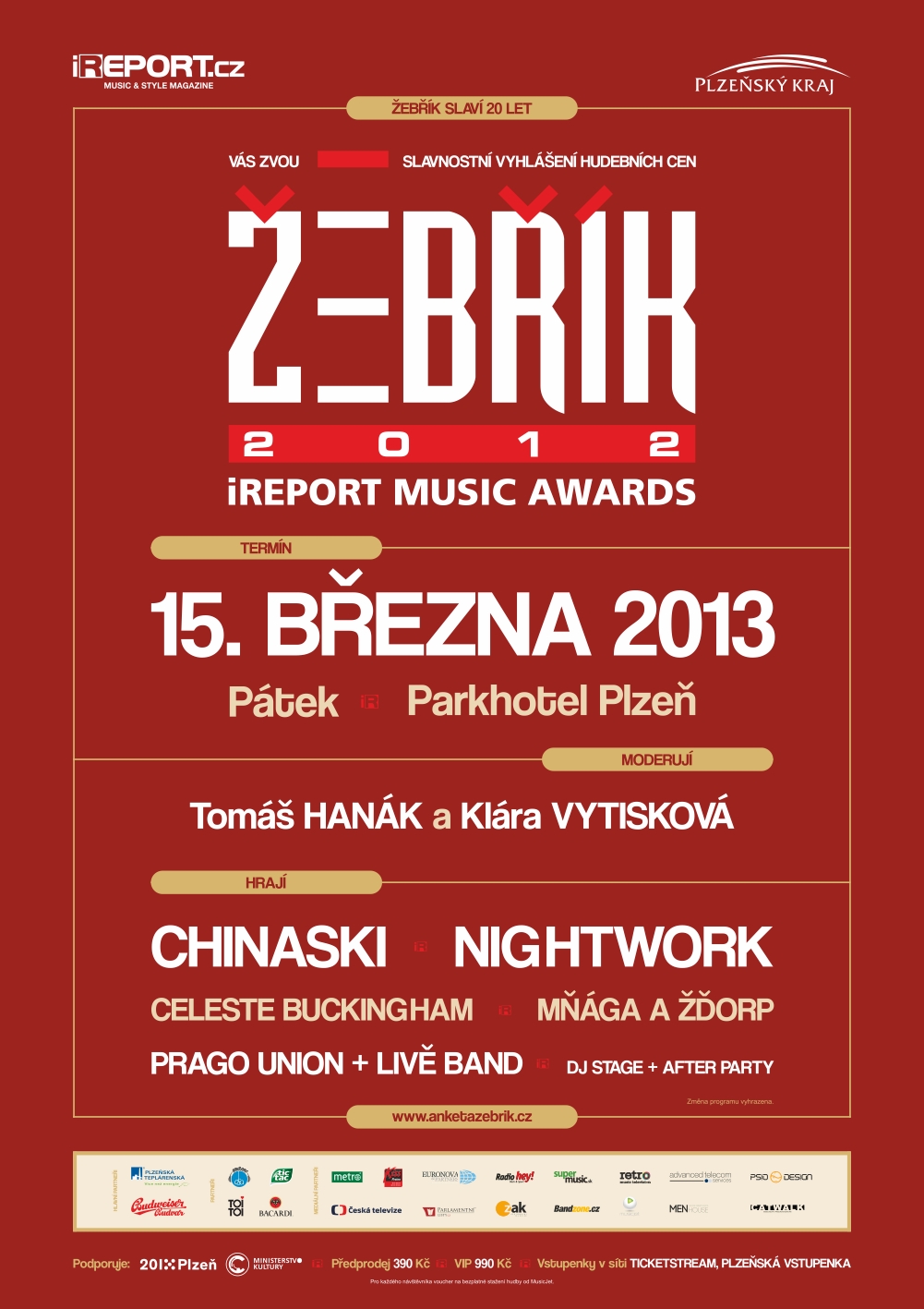 Žebřík už tento pátek oslaví 20 let i s Nightwork nebo Celeste Buckingham